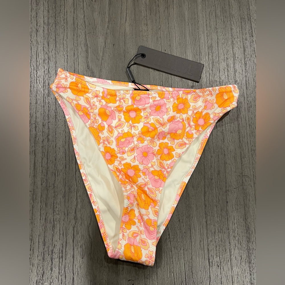Triangl neon high waist bottoms cheeky